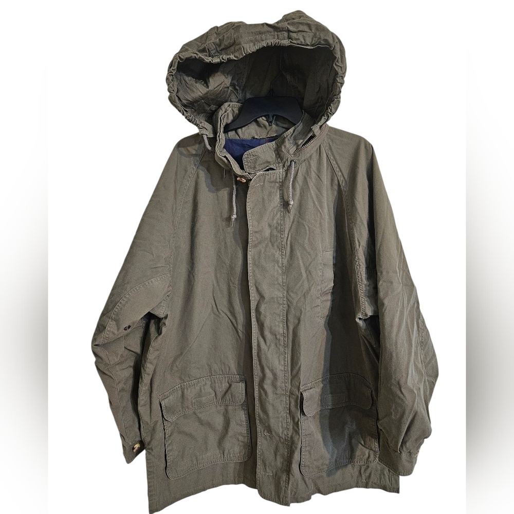 B.D. Baggies Vintage Utility Multipocket Jacket Olive Cotton Mens L